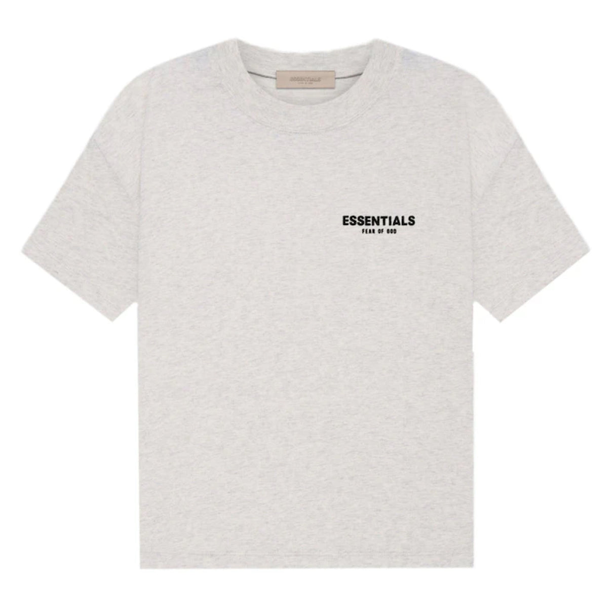 FEAR OF GOD Essentials Felt Logo Tee Light Oatmeal FEAR OF GOD FEAR OF GOD - originalfook singapore