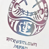 RICKYISCLOWN JAPAN 🇯🇵 Lucky Daruma Laser Reflective Tee White [R11220810C-D7] RICKYISCLOWN RICKYISCLOWN - originalfook singapore
