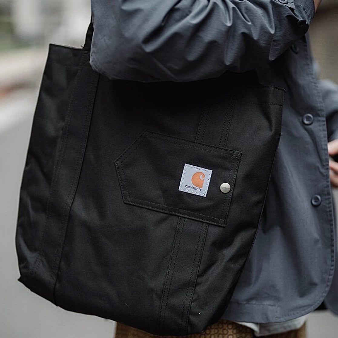 Carhartt USA Signature Essentials Tote Bag Black carhartt carhartt - originalfook singapore