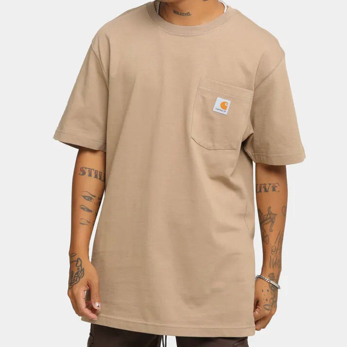 Carhartt USA K87 Workwear Pocket Tee Desert carhartt - Originalfook Singapore
