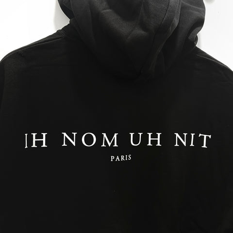 IH NOM UH NIT Paris Mask Authentic Hoodie Black NCS23299