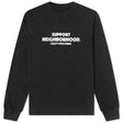 Neighborhood NH-4 Long Sleeve Tee Black Neighborhood Neighborhood - originalfook singapore