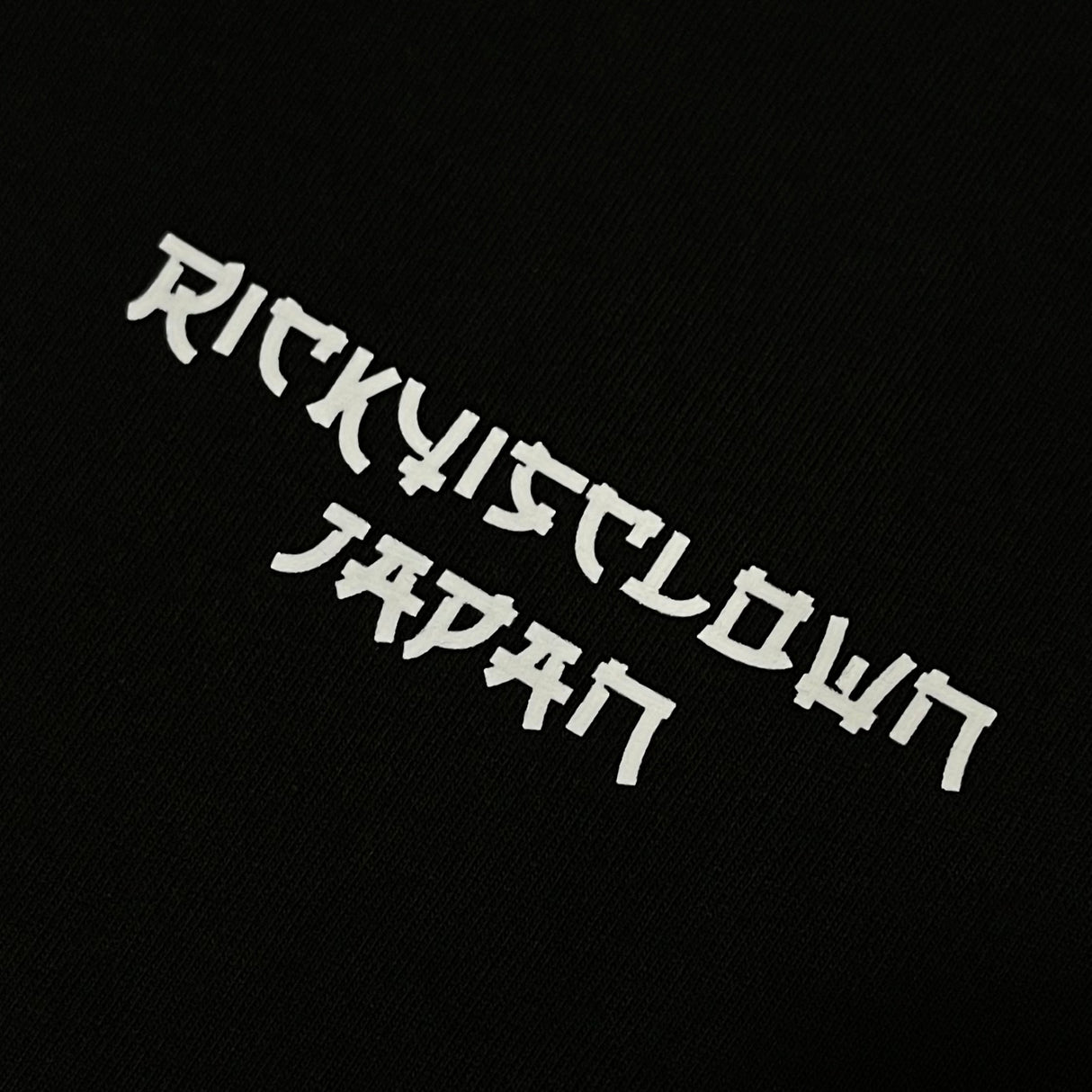 Black Rickyisclown Japan Mount Fuji and Sakura T-shirt featuring Mount Fuji and cherry blossom design on the front.