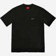 Supreme Embroidery Logo Pocket Tee Black supreme supreme - originalfook singapore