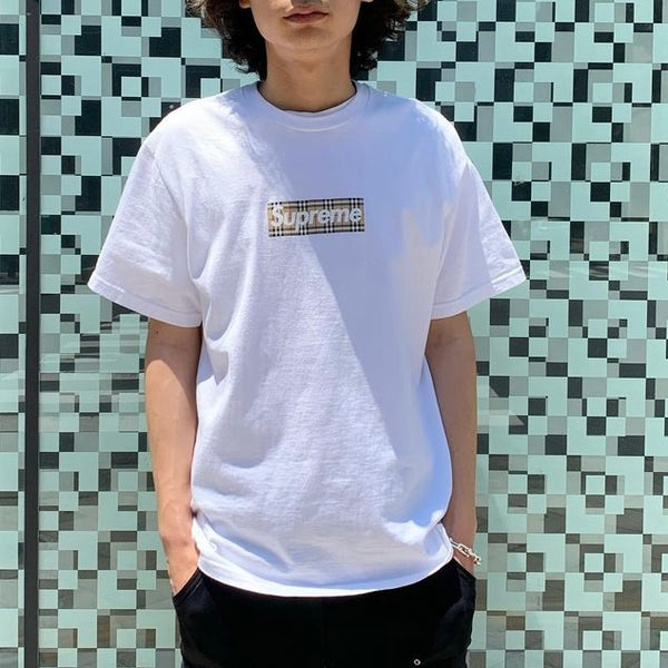 Supreme Burberry Box Logo Tee