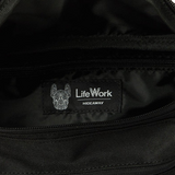 LifeWork Korea Signature Waist Bag Black Monogram lifework lifework - originalfook singapore