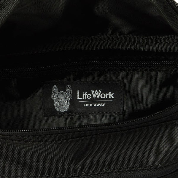 LifeWork Korea Signature Waist Bag Black Monogram lifework lifework - originalfook singapore