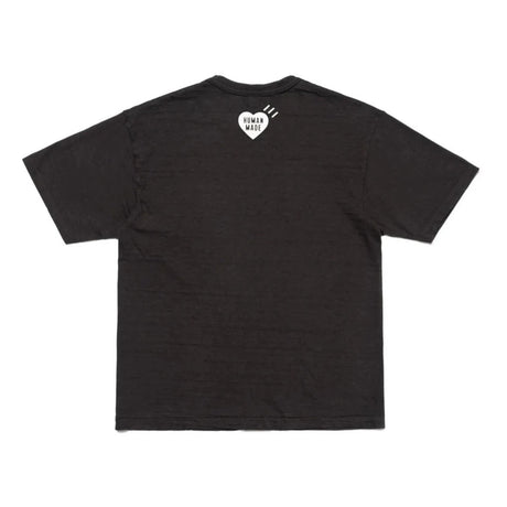 Human Made Metallic Foil Heart Tee Black HUMAN MADE HUMAN MADE - originalfook singapore
