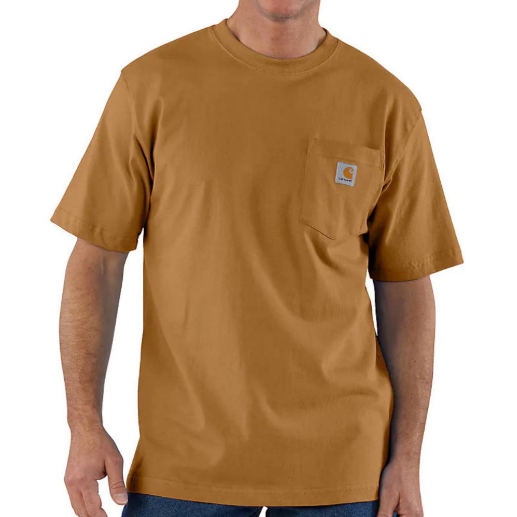 Carhartt K87 Oversized Pocket Tee Brown CARHARTT CARHARTT - originalfook singapore