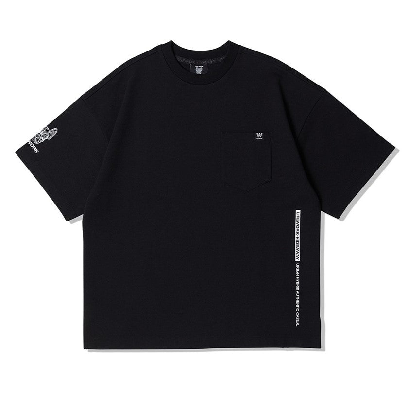 LifeWork Basic Pocket Tee Black lifework lifework - originalfook singapore