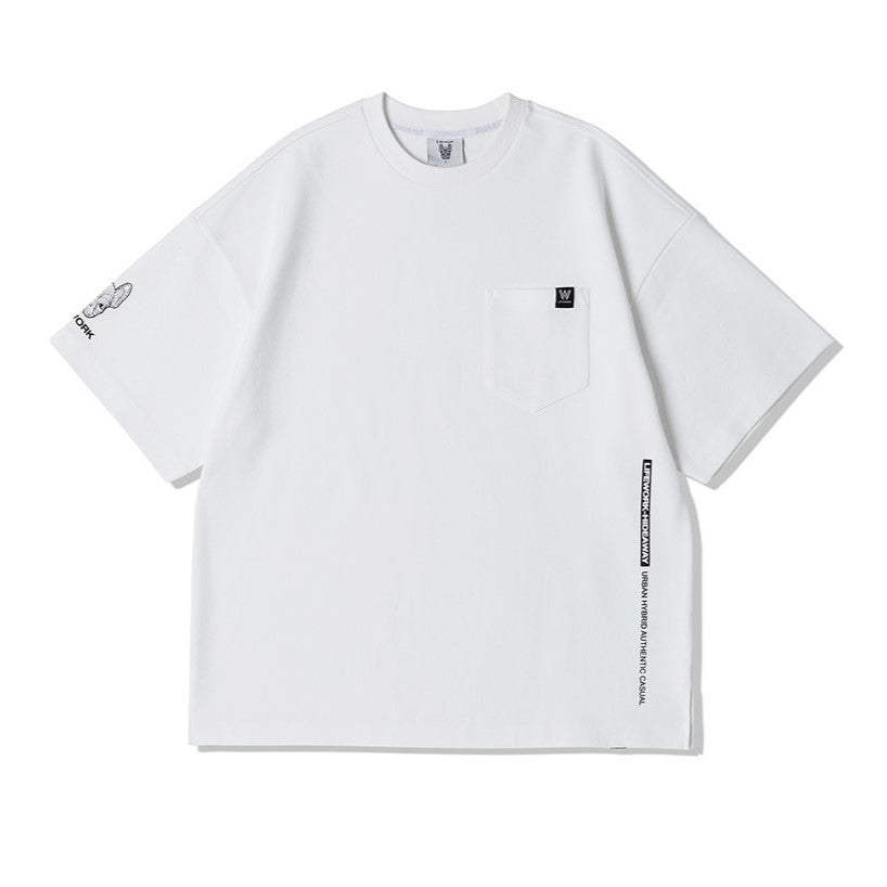 LifeWork Basic Pocket Tee White lifework lifework - originalfook singapore