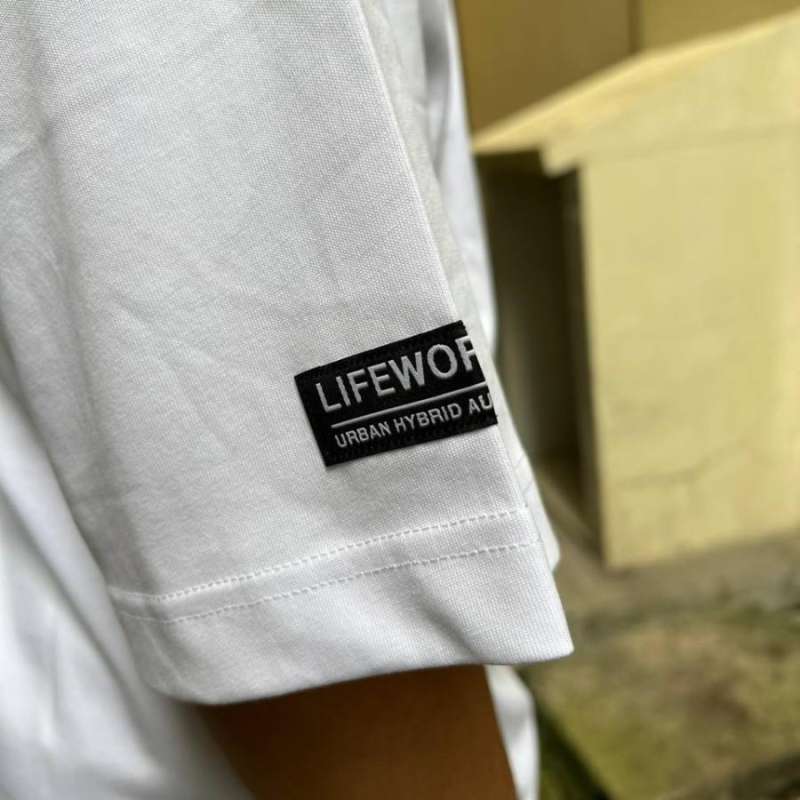 LifeWork Embroidered Golf Bulldog Tee White LIFEWORK LIFEWORK - originalfook singapore