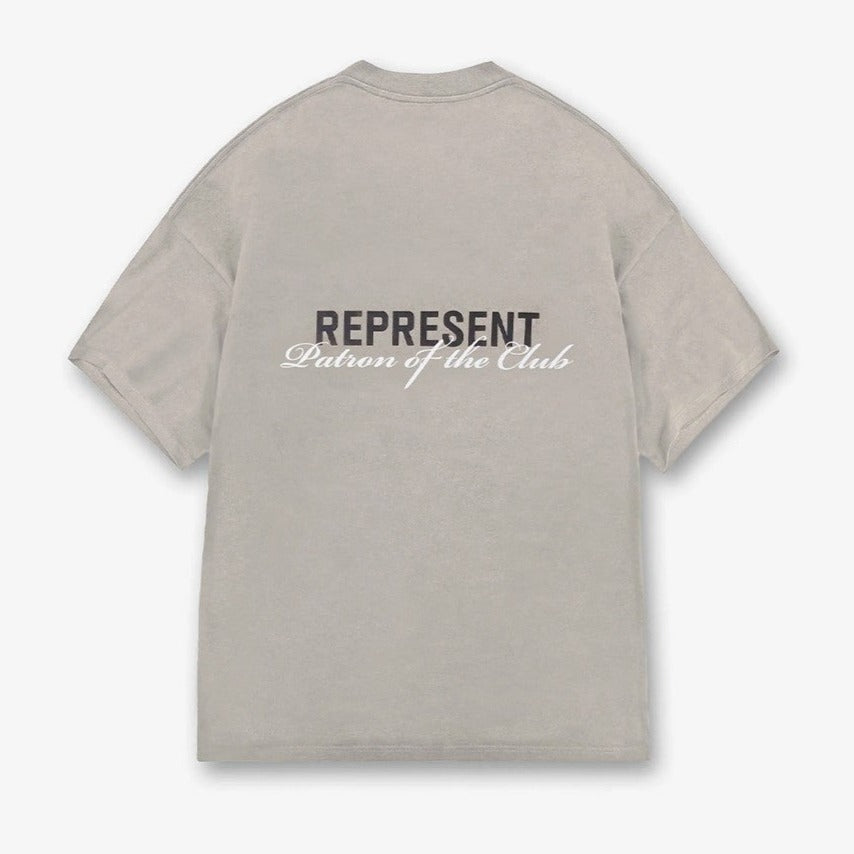 Represent Patron Of The Club Tee Mudstone REPRESENT REPRESENT - originalfook singapore