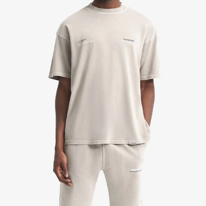 Represent Patron Of The Club Tee Mudstone REPRESENT REPRESENT - originalfook singapore