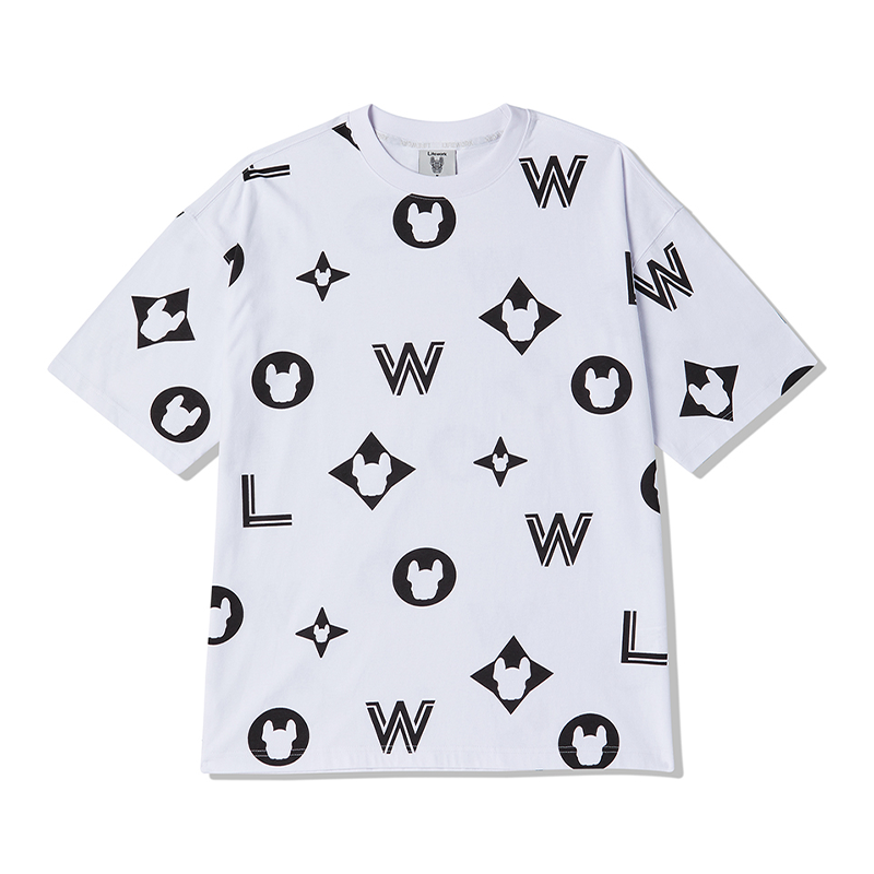 LifeWork Big Monogram Tee White lifework lifework - originalfook singapore