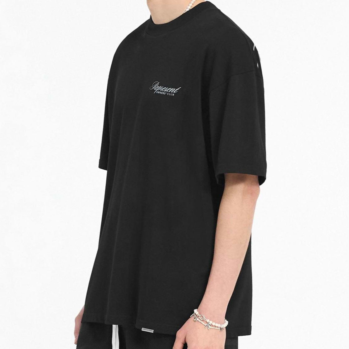 Represent Owners Club Script Tee Black REPRESENT REPRESENT - originalfook singapore