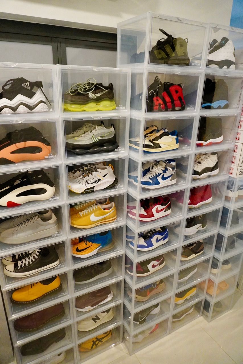 ORIGINALAB Premium Side Display Shoe Box Clear ORIGINALAB ORIGINALAB - originalfook singapore