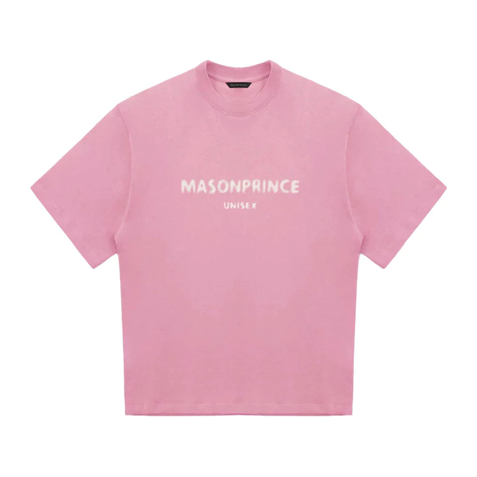MASONPRINCE Classic Spray Logo Tee Light Pink MASONPRINCE MASONPRINCE - originalfook singapore