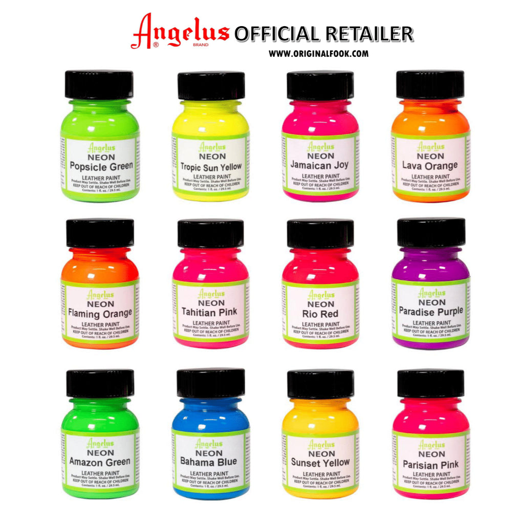 Angelus 12 Color Paint Bundle ANGELUS ANGELUS - originalfook singapore