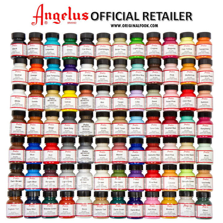 (80 Colors) Angelus Acrylic Leather Paint (A to L) ANGELUS ANGELUS - originalfook singapore