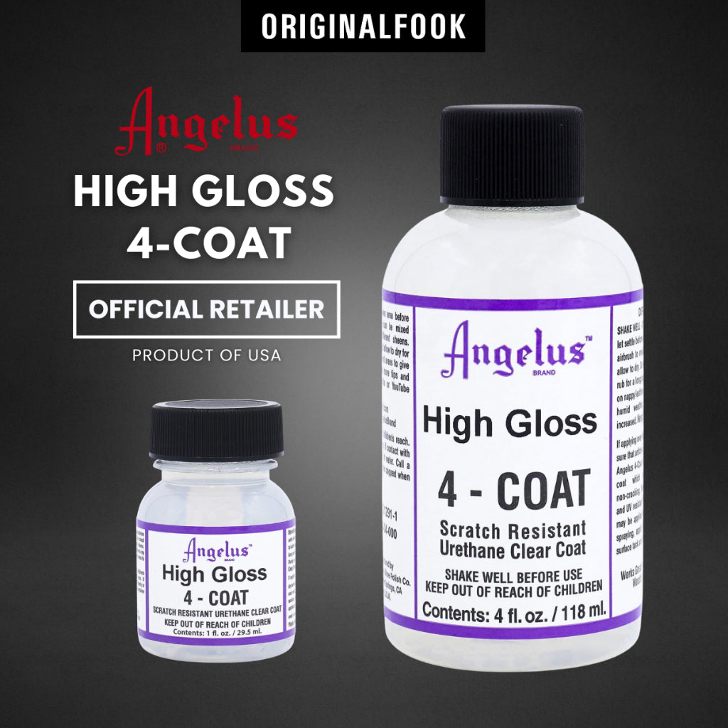 (4 Types) Angelus 4-Coat Scratch Resistant Clear Coat ANGELUS ANGELUS - originalfook singapore