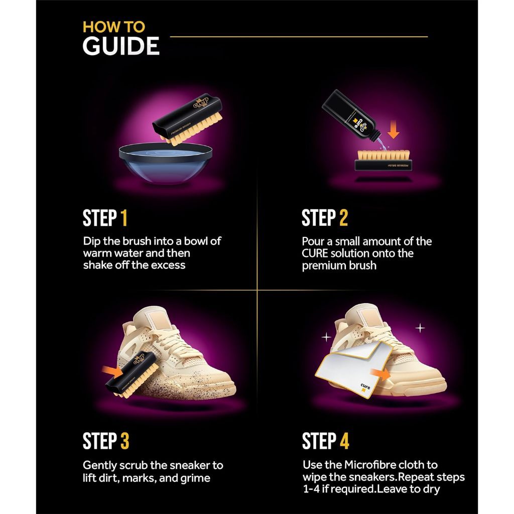 Crep Protect Shoe Cleaning Kit + Repel Shoe Spray CREP CREP - originalfook singapore