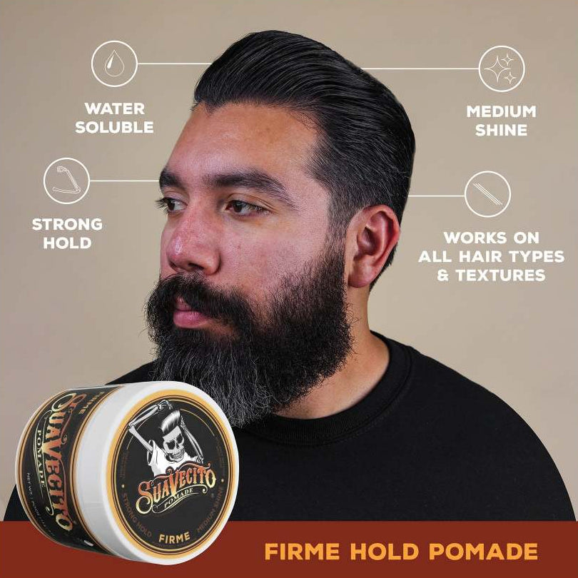 Suavecito Firm Hold Strong Hold Pomade SUAVECITO SUAVECITO - originalfook singapore