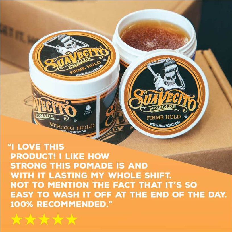 Suavecito Firm Hold Strong Hold Pomade SUAVECITO SUAVECITO - originalfook singapore