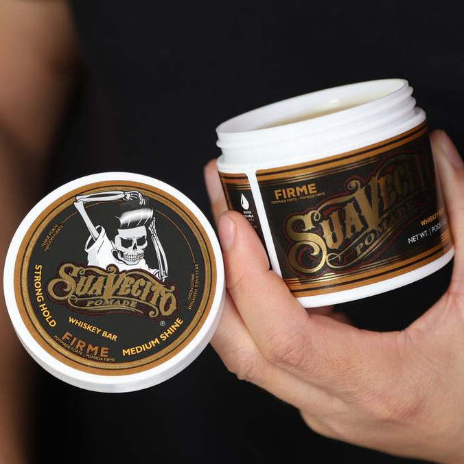 Suavecito Strong Hold Pomade Whiskey Bar Scent SUAVECITO SUAVECITO - originalfook singapore