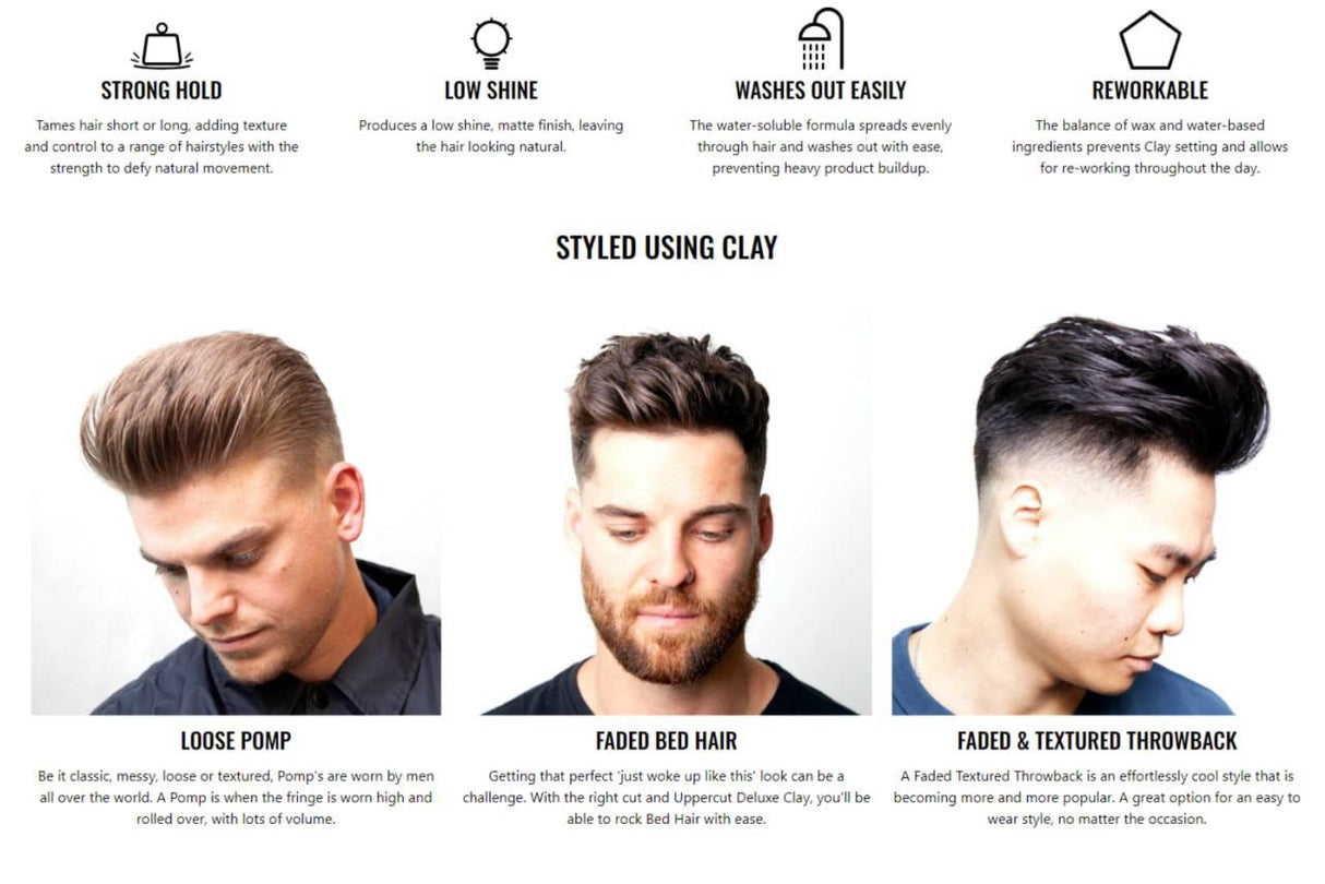 Uppercut Deluxe Clay UPPERCUT UPPERCUT - originalfook singapore