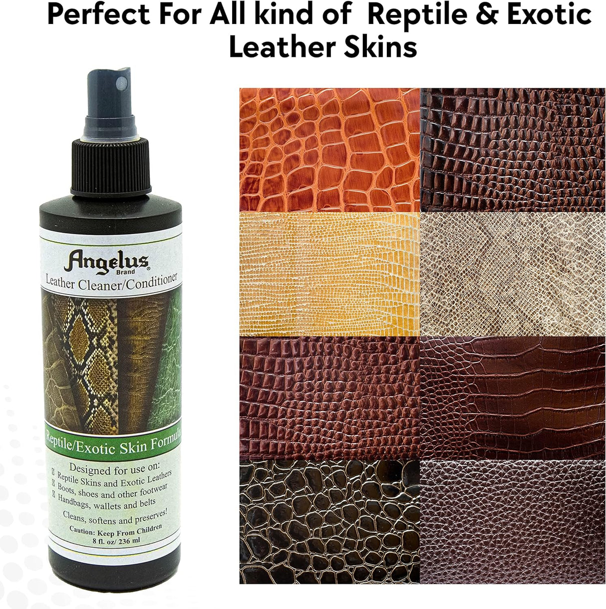 Angelus Reptile & Exotic Skin Cleaner & Conditioner 8oz ANGELUS ANGELUS - originalfook singapore