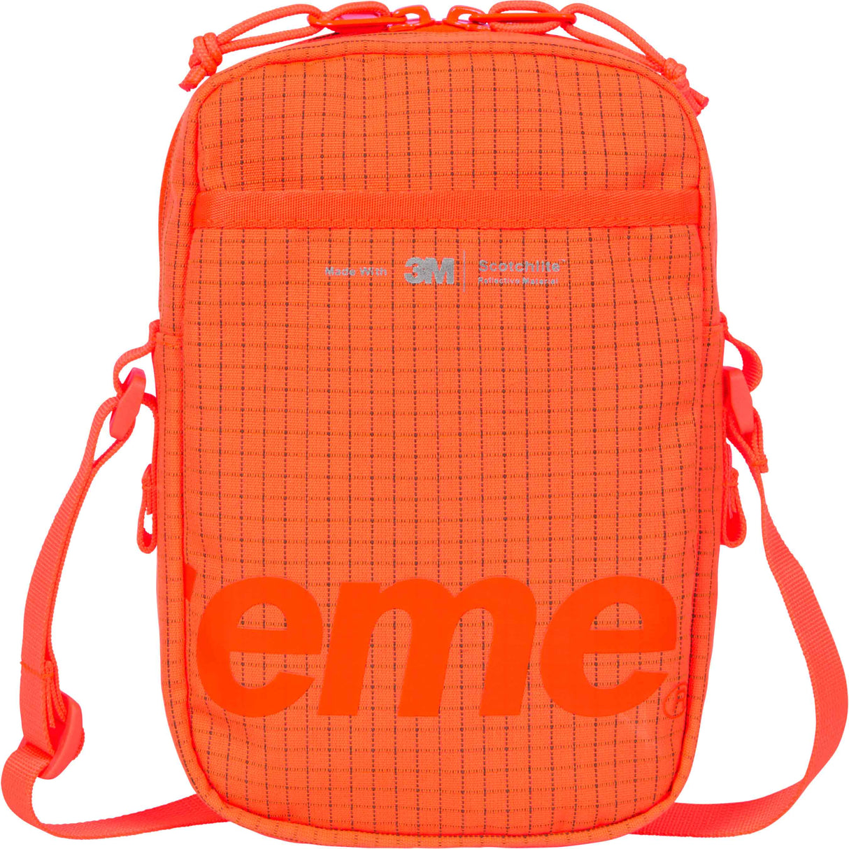 Supreme Reflective Shoulder Bag Orange supreme supreme - originalfook singapore