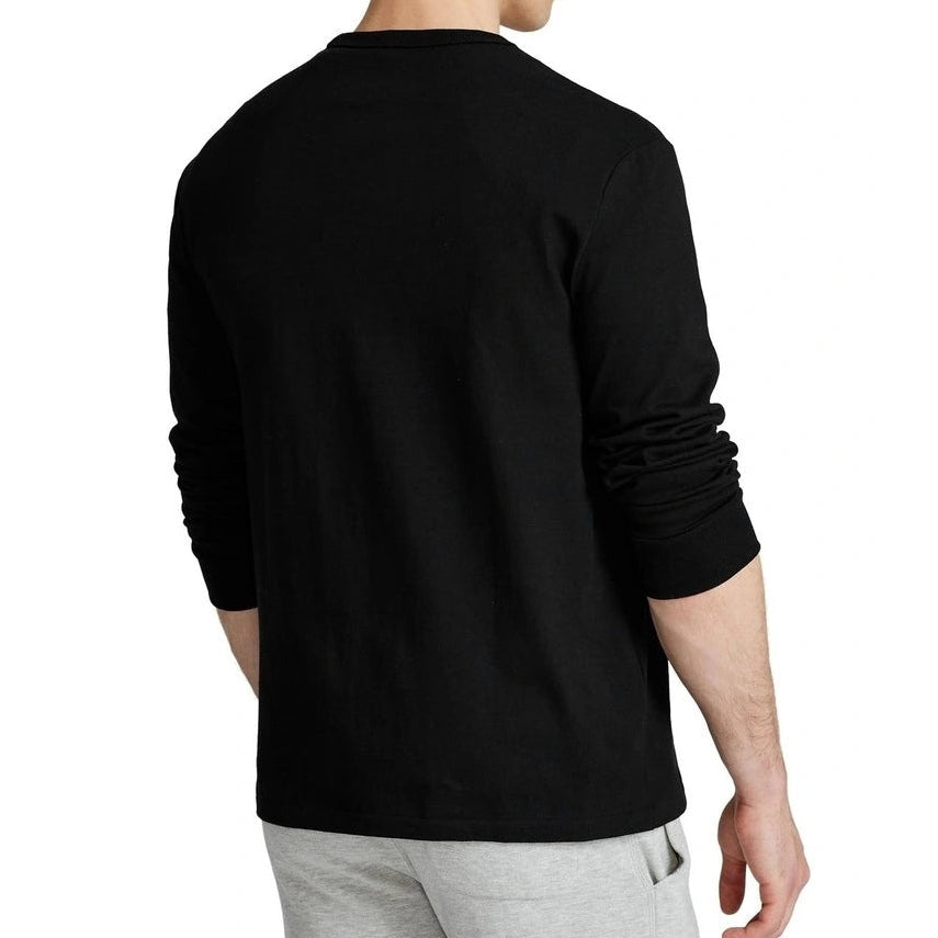 Polo Ralph Lauren Classic Fit Heavyweight Long Sleeve Tee Black