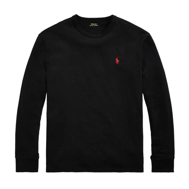 Polo Ralph Lauren Classic Fit Heavyweight Long Sleeve Tee Black