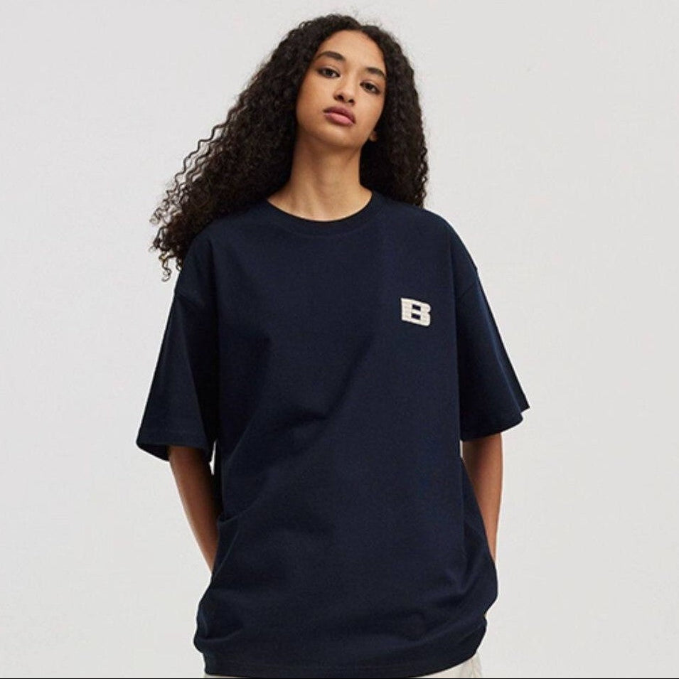 Boneless B Foam Logo Tee Navy - ORIGINALFOOK