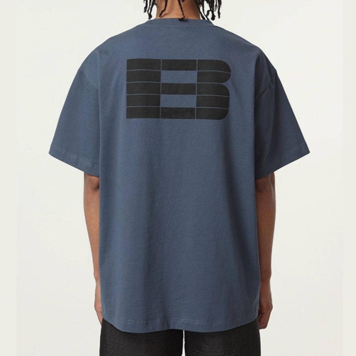 Boneless B Foam Logo Tee Grey Blue - ORIGINALFOOK