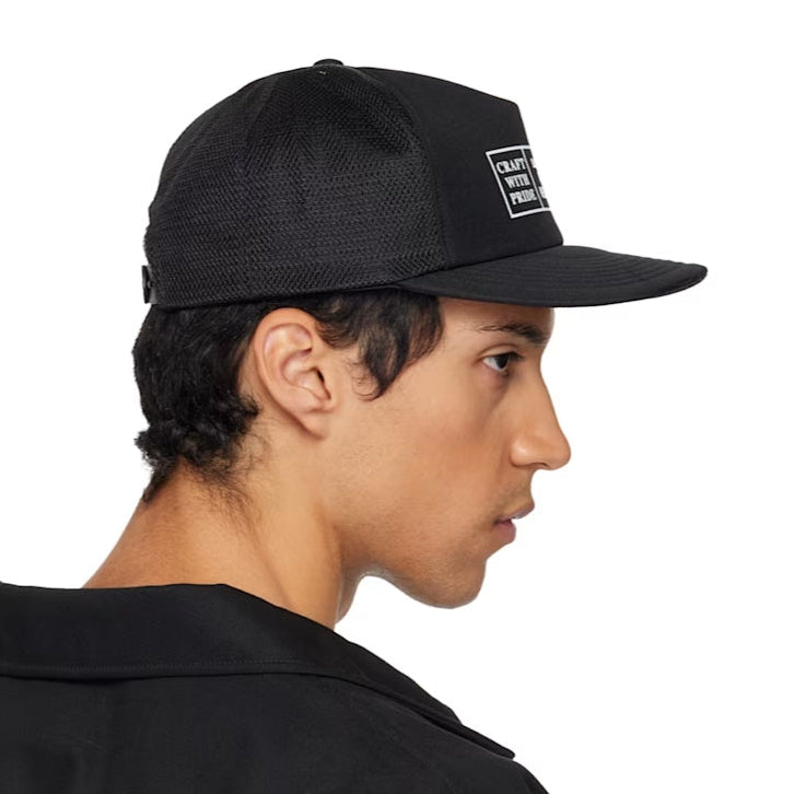 Neighborhood Box Logo Trucker Cap Black - ORIGINALFOOK