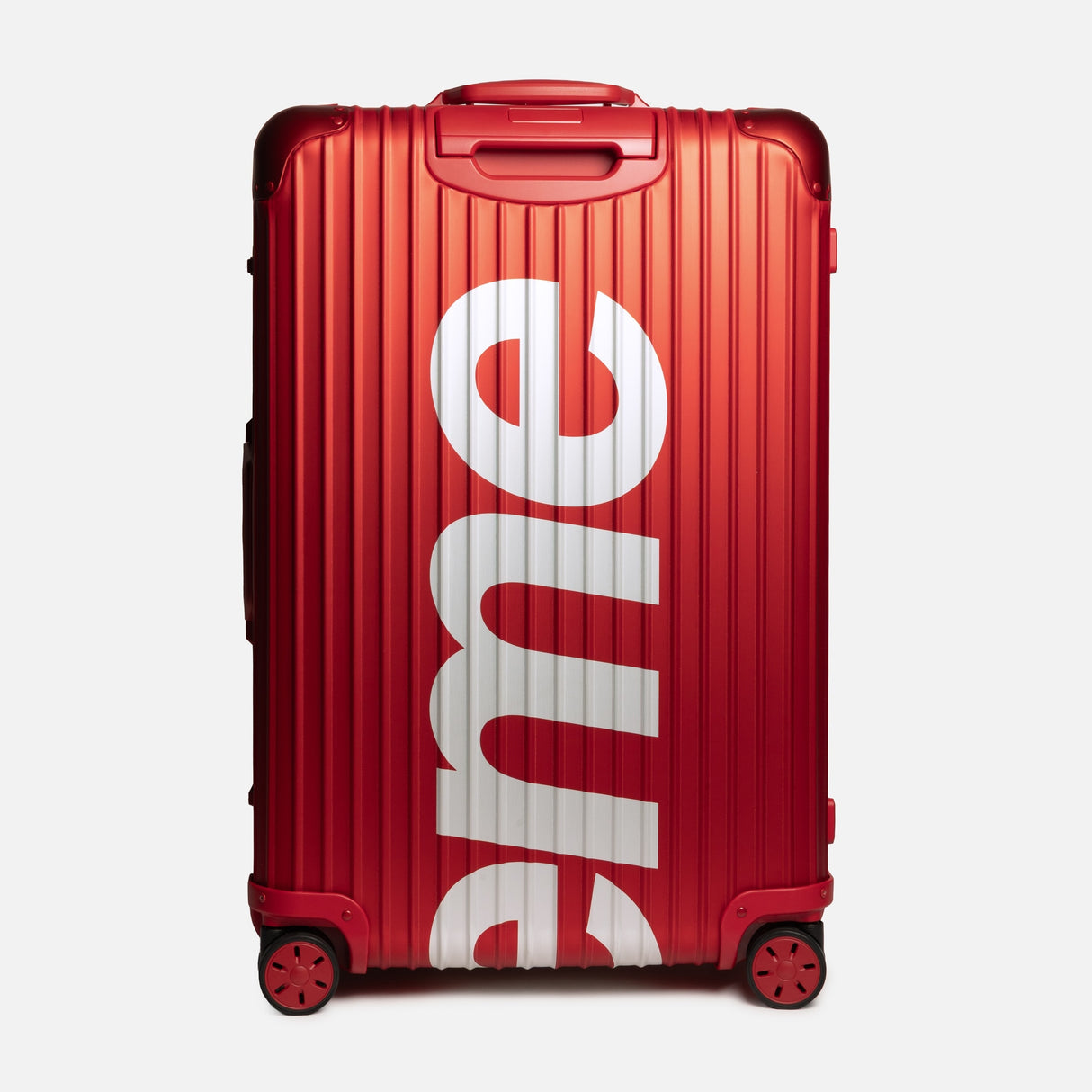 Supreme X Rimowa Aluminum Luggage 82L Red (Limited Edition)