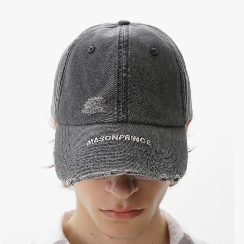 MasonPrince Embroidered Logo Cap Charcoal
