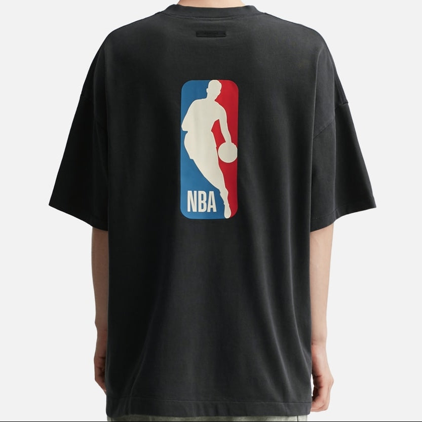 Fear of God Essentials X NBA 90s V2 Heavyweight Tee Vintage Black - ORIGINALFOOK
