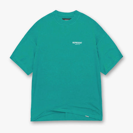 Represent Owners Club Logo Tee Teal REPRESENT REPRESENT - originalfook singapore