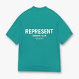 Represent Owners Club Logo Tee Teal REPRESENT REPRESENT - originalfook singapore