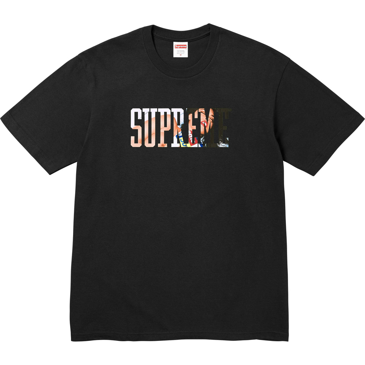 Supreme Collegiate Tee Black SUPREME SUPREME - originalfook singapore