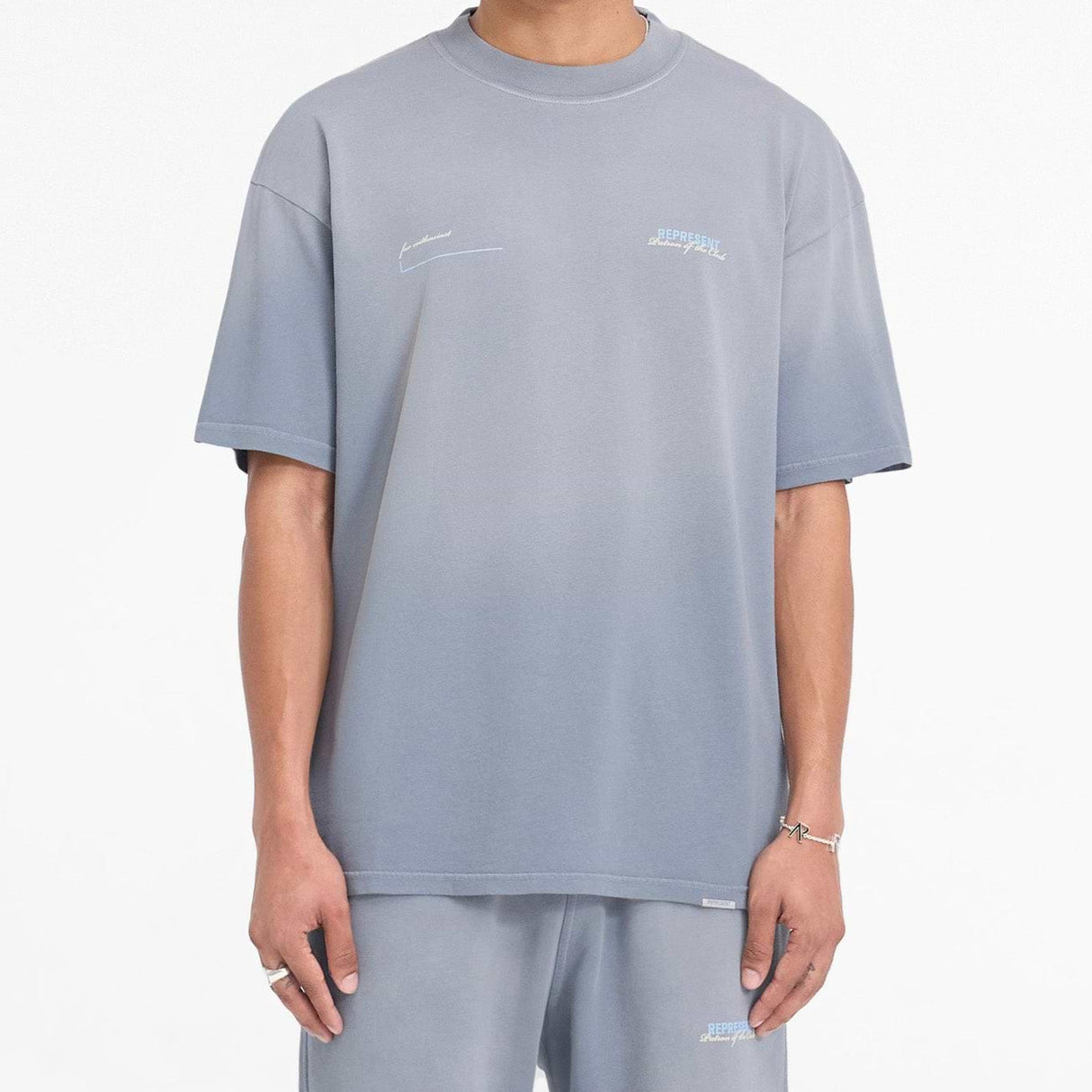Represent Patron Of The Club Tee Washed Grey REPRESENT REPRESENT - originalfook singapore
