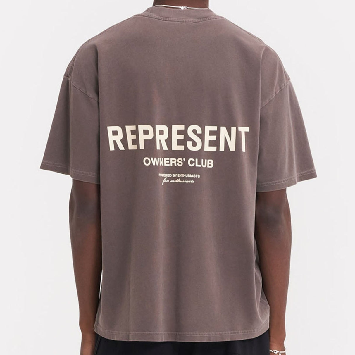 Represent Owners Club Logo Tee Fog REPRESENT REPRESENT - originalfook singapore