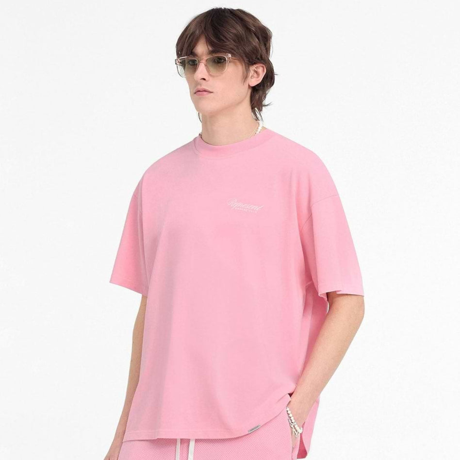 Represent Owners Club Script Pink Tee - ORIGINALFOOK