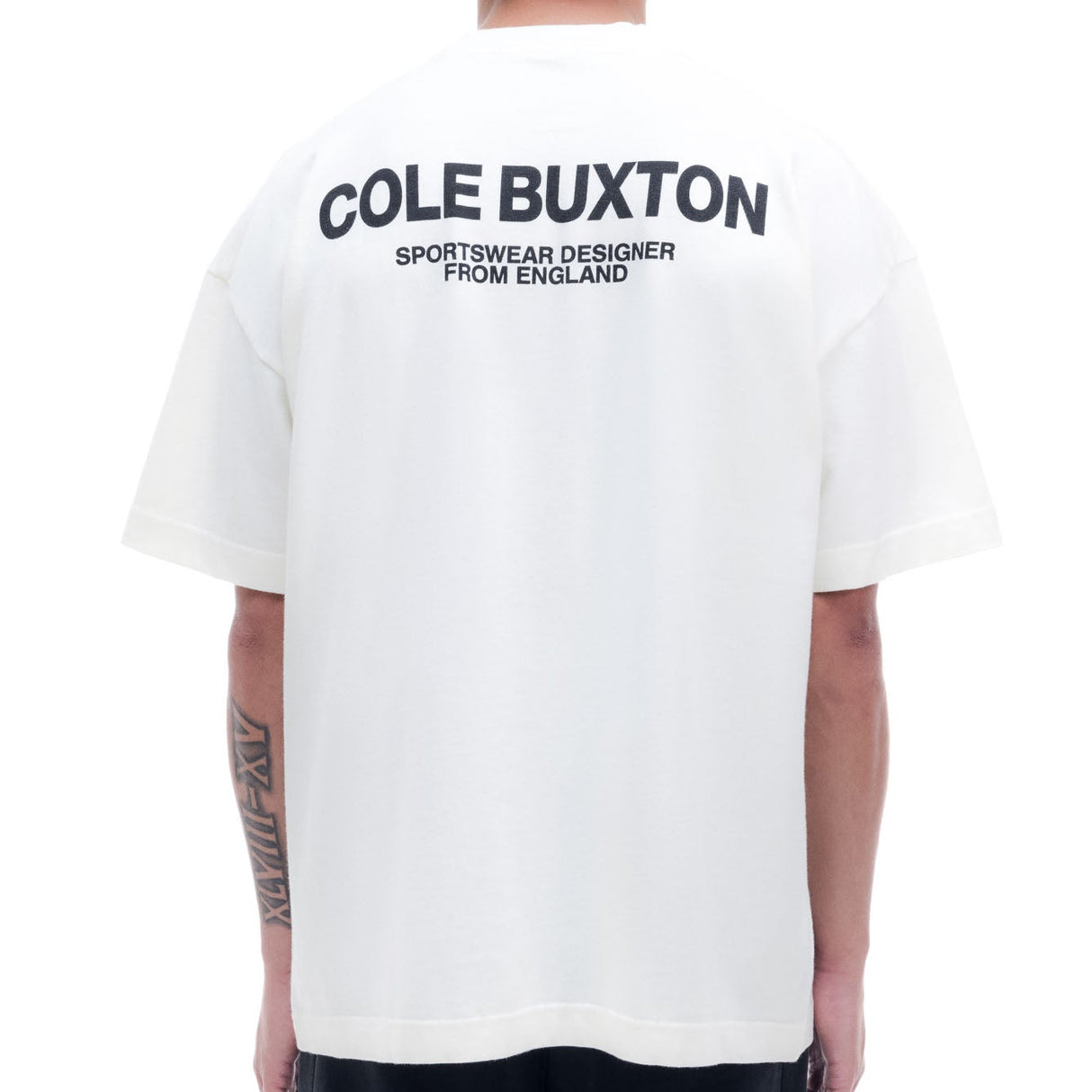Cole Buxton Signature Tee White