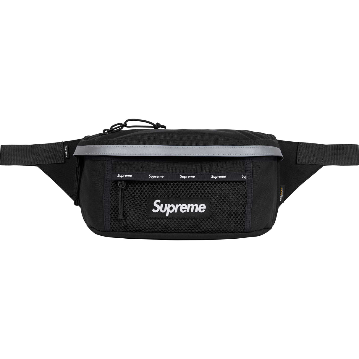 Supreme Reflective Waist Bag Black SUPREME SUPREME - originalfook singapore
