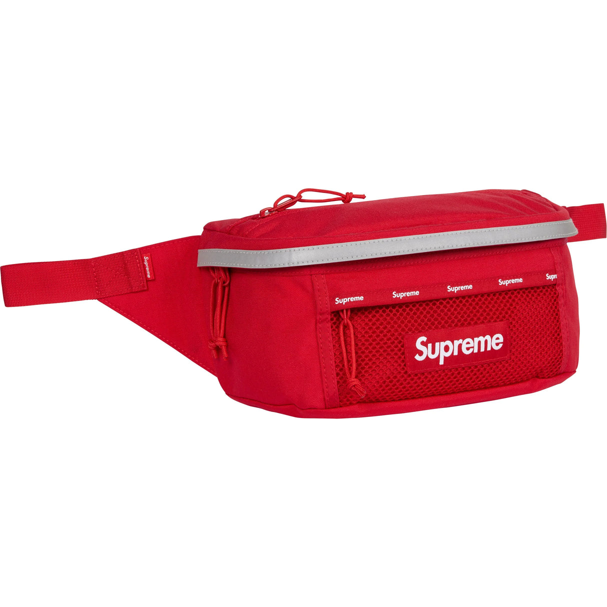 Supreme Reflective Waist Bag Red SUPREME SUPREME - originalfook singapore
