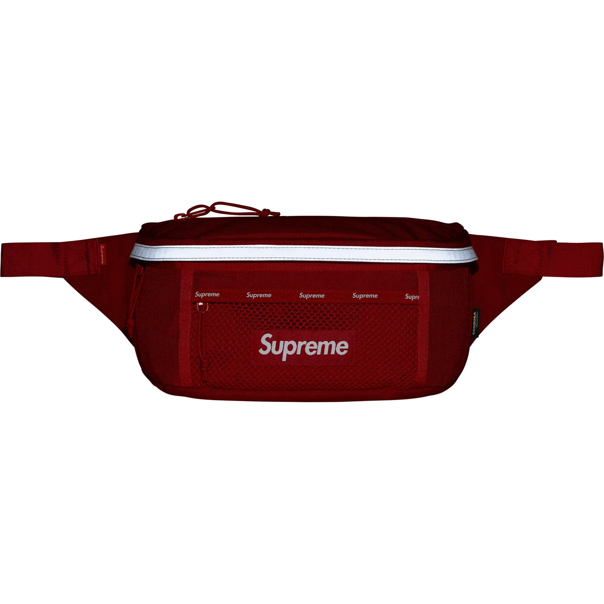 Supreme Reflective Waist Bag Red SUPREME SUPREME - originalfook singapore